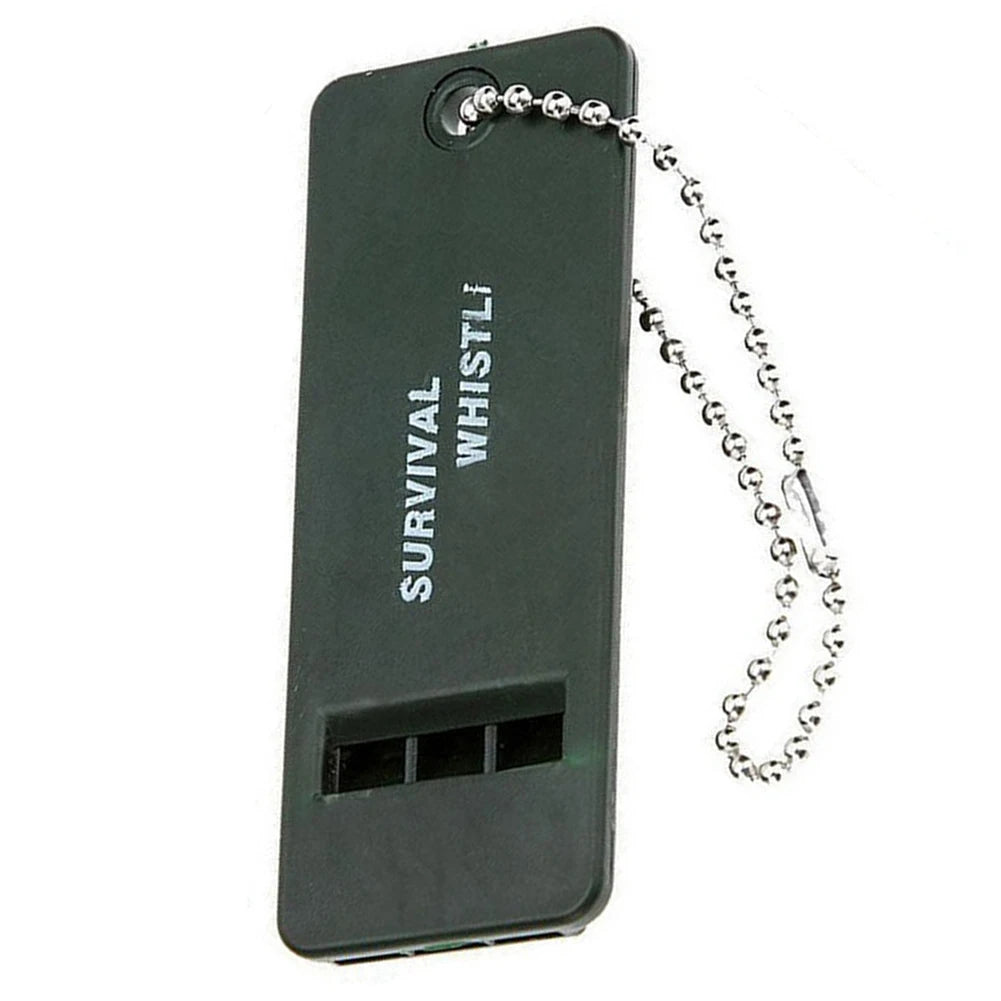 High Decibel 3-Frequency Survival Whistle – Emergency Tool for Hiking, Camping, Hunting